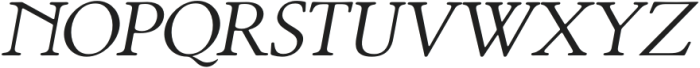 ZT Bros Oskon 90s Extra Expanded Italic otf (400) Font UPPERCASE