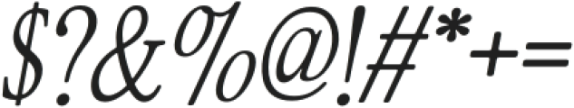 ZT Bros Oskon 90s Italic otf (400) Font OTHER CHARS