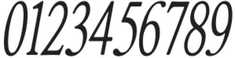 ZT Bros Oskon 90s Semi Condensed Italic otf (400) Font OTHER CHARS