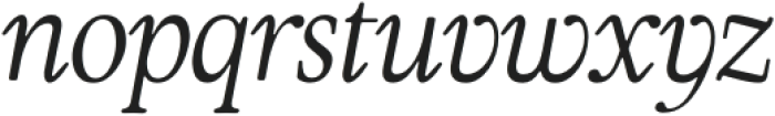 ZT Bros Oskon 90s Semi Expanded Italic otf (400) Font LOWERCASE