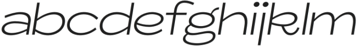 ZT Glora Pro Extra Light Expanded Italic otf (200) FONT