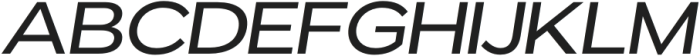 ZT Glora Pro Semi Expanded Italic otf (400) Font