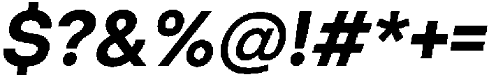ZT Hakimi Bold Italic otf (700) Font OTHER CHARS