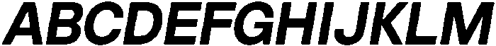 ZT Hakimi Bold Italic otf (700) Font UPPERCASE