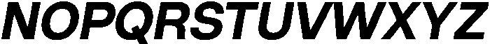 ZT Hakimi Bold Italic otf (700) Font UPPERCASE