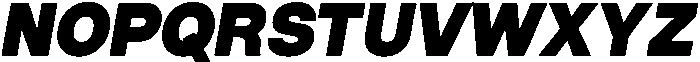 ZT Hakimi Extra Black Italic otf (900) Font UPPERCASE