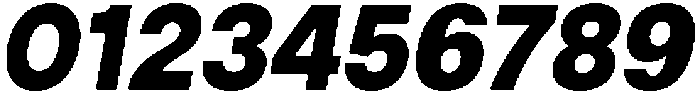 ZT Hakimi Extra Bold Italic otf (700) Font OTHER CHARS