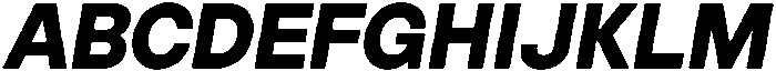 ZT Hakimi Extra Bold Italic otf (700) Font UPPERCASE