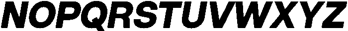 ZT Hakimi Extra Bold Italic otf (700) Font UPPERCASE