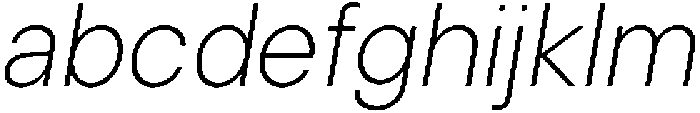 ZT Hakimi Extra Light Italic otf (200) FONT