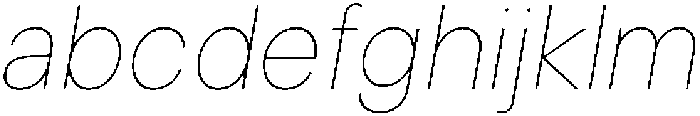ZT Hakimi Hairline Italic otf (100) FONT