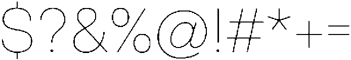 ZT Hakimi Hairline otf (100) Font OTHER CHARS