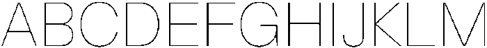 ZT Hakimi Hairline otf (100) Font UPPERCASE