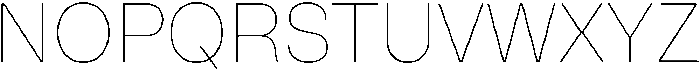 ZT Hakimi Hairline otf (100) Font UPPERCASE