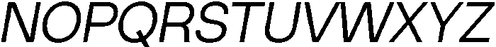 ZT Hakimi Italic otf (400) Font UPPERCASE