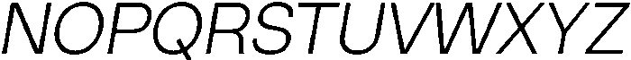 ZT Hakimi Light Italic otf (300) Font UPPERCASE