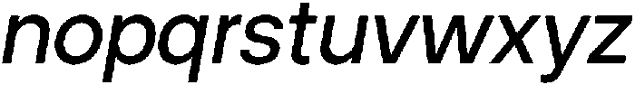 ZT Hakimi Medium Italic otf (500) Font LOWERCASE