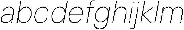 ZT Hakimi Thin Italic otf (100) FONT