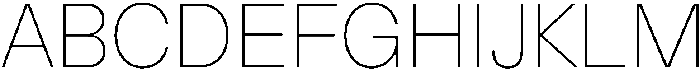 ZT Hakimi Thin otf (100) Font UPPERCASE