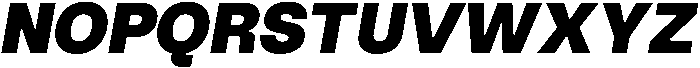 ZT Hoky Black Italic otf (900) Font UPPERCASE