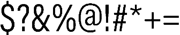 ZT Hoky Condensed otf (400) Font OTHER CHARS