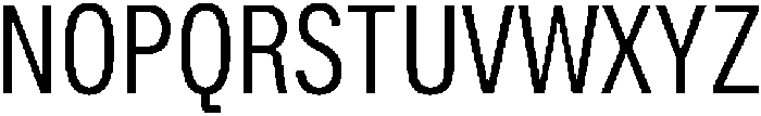 ZT Hoky Condensed otf (400) Font UPPERCASE