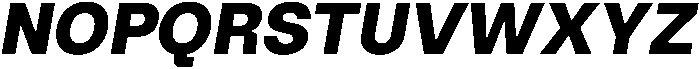 ZT Hoky Extra Bold Italic otf (700) Font UPPERCASE