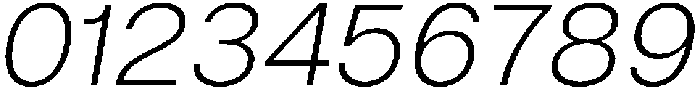 ZT Hoky Extra Light Italic otf (200) Font OTHER CHARS
