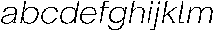 ZT Hoky Extra Light Italic otf (200) FONT