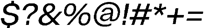 ZT Hoky Italic otf (400) Font OTHER CHARS