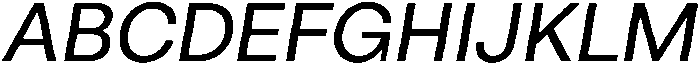 ZT Hoky Italic otf (400) Font UPPERCASE