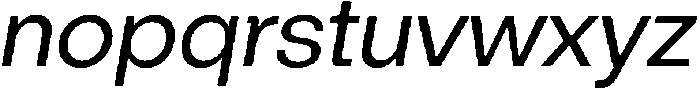 ZT Hoky Italic otf (400) Font LOWERCASE