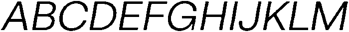 ZT Hoky Light Italic otf (300) Font UPPERCASE