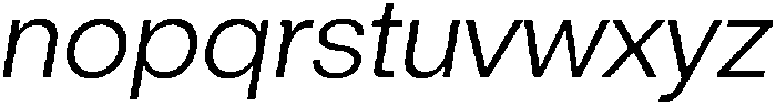 ZT Hoky Light Italic otf (300) Font LOWERCASE
