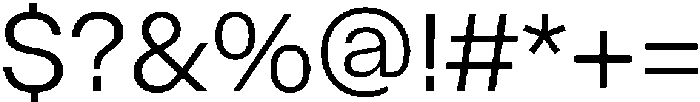 ZT Hoky Light otf (300) Font OTHER CHARS