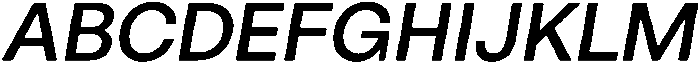 ZT Hoky Medium Italic otf (500) Font UPPERCASE