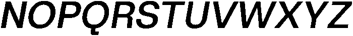 ZT Hoky Medium Italic otf (500) Font UPPERCASE