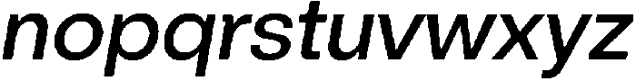ZT Hoky Medium Italic otf (500) Font LOWERCASE