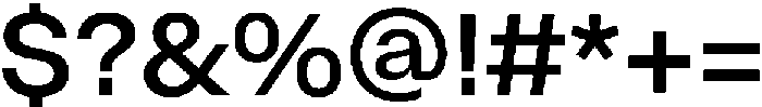 ZT Hoky Medium otf (500) Font OTHER CHARS