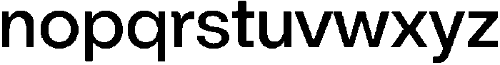 ZT Hoky Medium otf (500) Font LOWERCASE