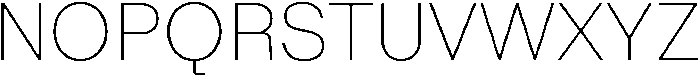 ZT Hoky Thin otf (100) Font UPPERCASE