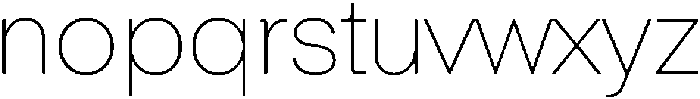 ZT Hoky Thin otf (100) Font LOWERCASE