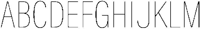 ZT Hoky Variable Thin Condensed ttf (100) Font UPPERCASE