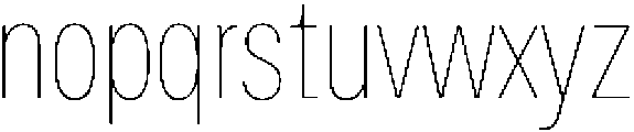 ZT Hoky Variable Thin Condensed ttf (100) Font LOWERCASE