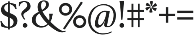 ZT Mota Medium otf (500) Font OTHER CHARS