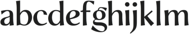 ZT Mota Medium otf (500) Font LOWERCASE