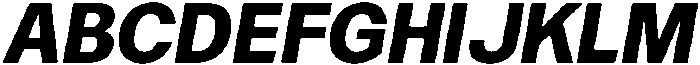 ZT Moven Bold Italic otf (700) Font UPPERCASE