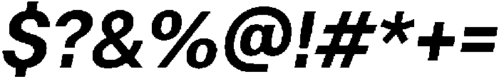ZT Moven Demi Bold Italic otf (600) Font OTHER CHARS