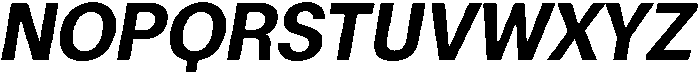 ZT Moven Demi Bold Italic otf (600) Font UPPERCASE