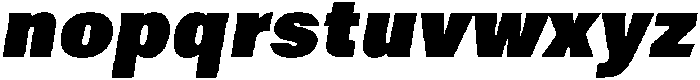 ZT Moven Extra Black Italic otf (900) Font LOWERCASE